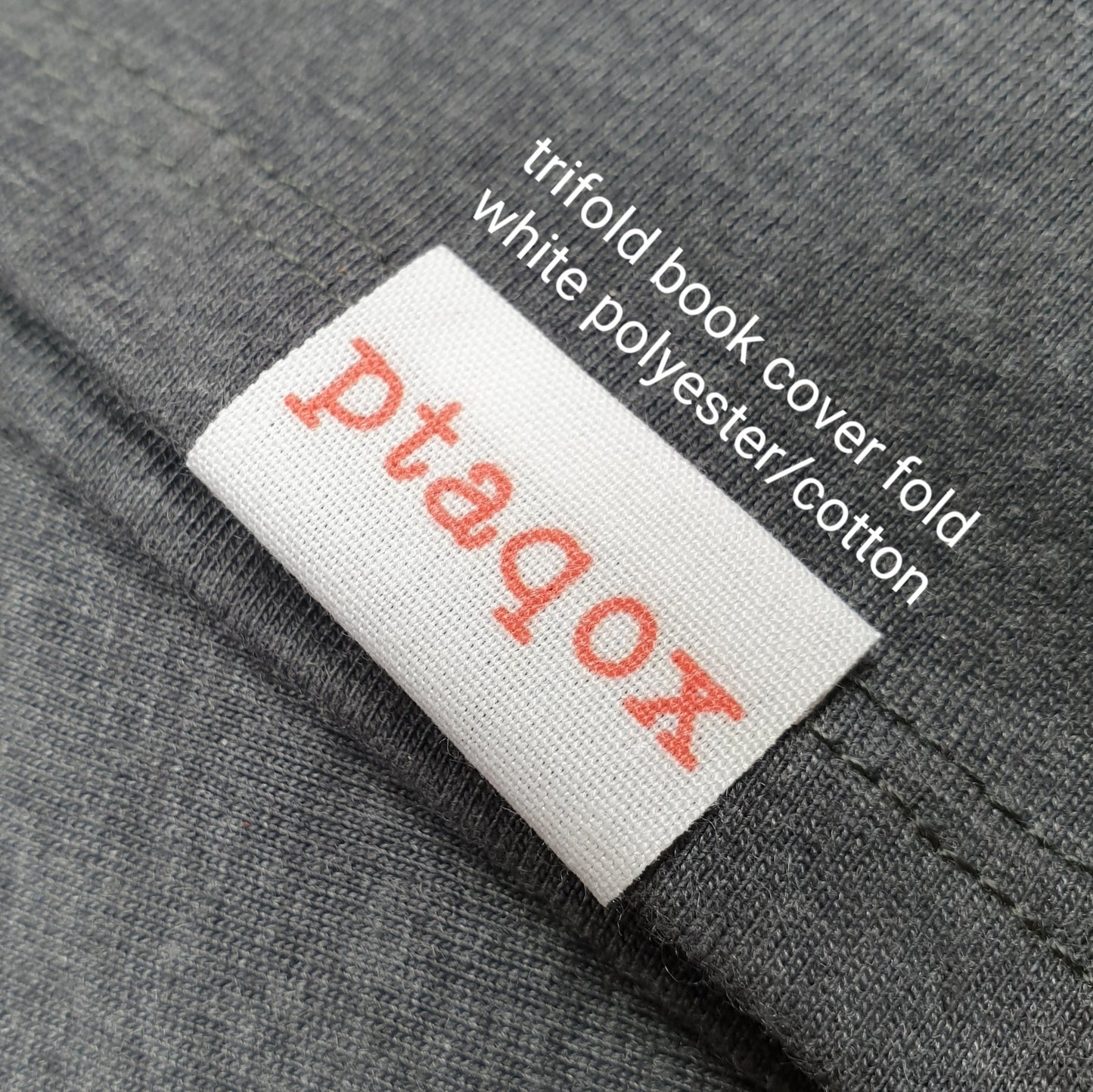 ~WHITE POLYESTER COTTON - PERMANENT PRINT - FABRIC LABELS