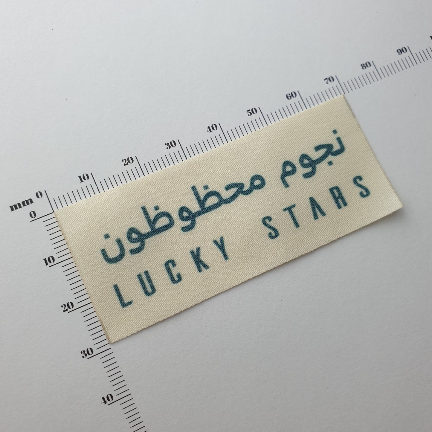 ~LIGHTWEIGHT POLYESTER COTTON - PERMANENT PRINT - FABRIC LABELS