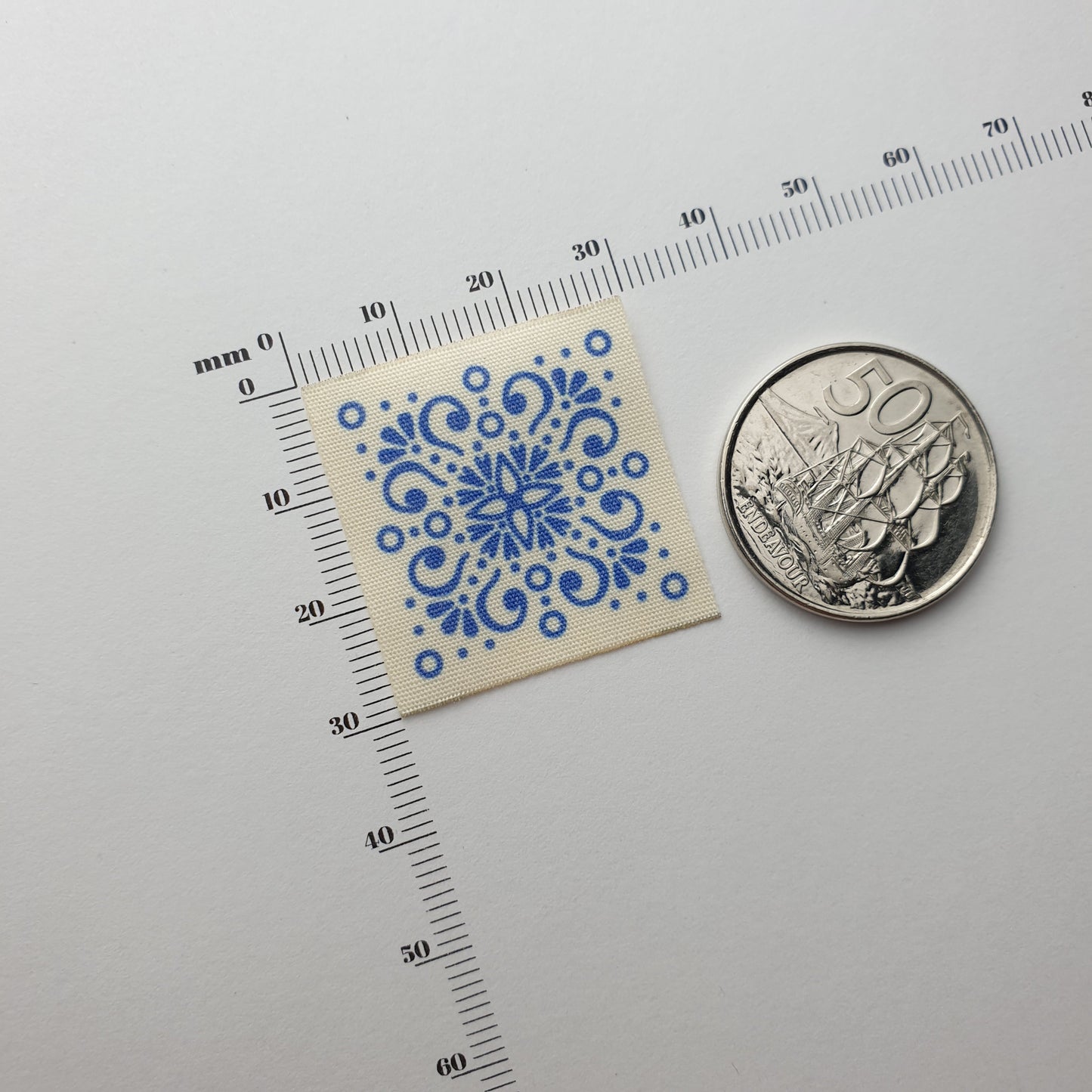 ~LIGHTWEIGHT POLYESTER COTTON - PERMANENT PRINT - FABRIC LABELS