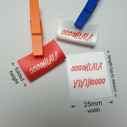 #06WS - SATIN LOGO PIP LABELS