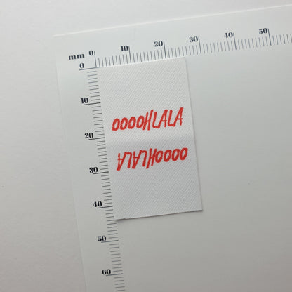 #06ST - SOFT TWILL LOGO PIP LABELS
