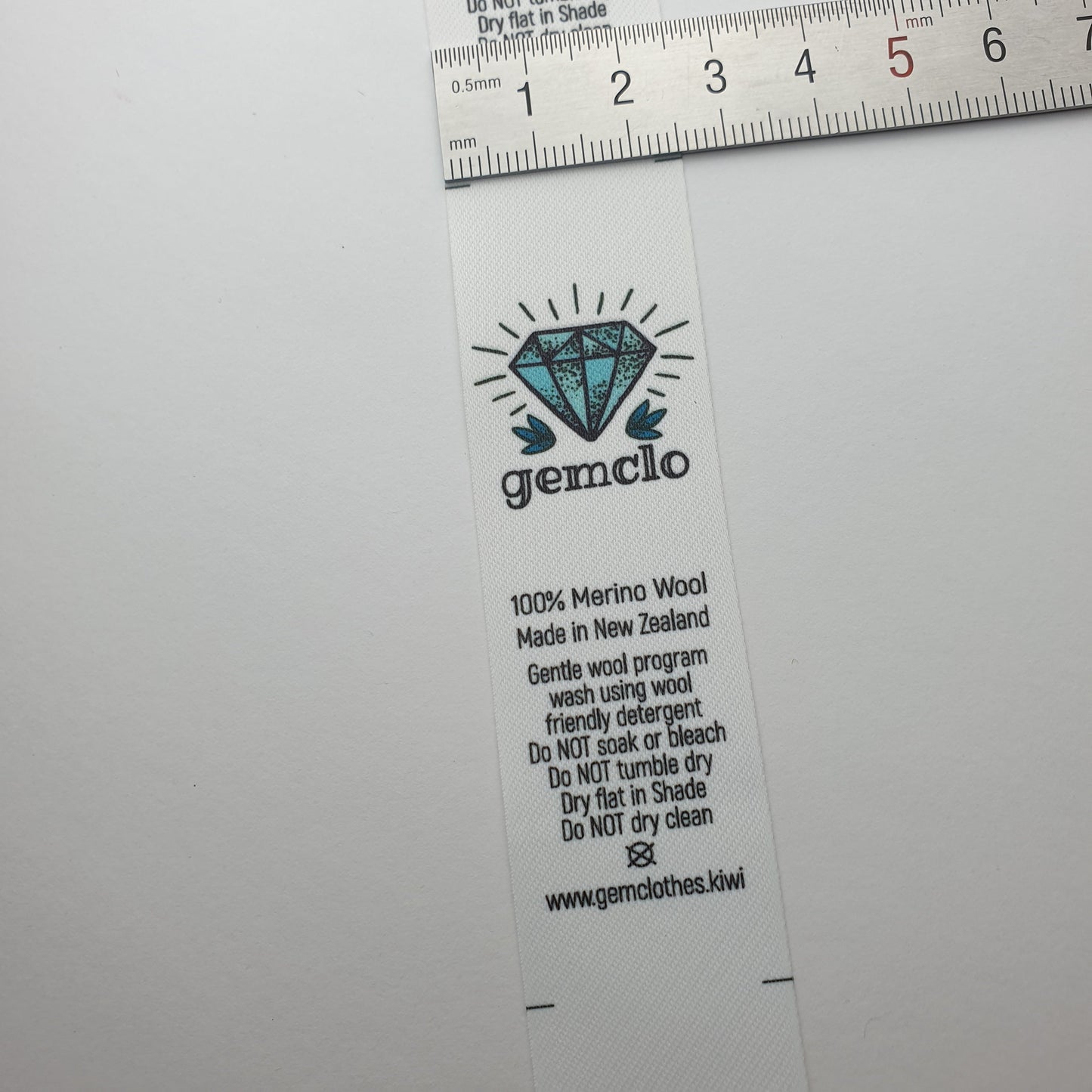 #03ST - SOFT TWILL LABELS WITH LOGO &/OR INFO