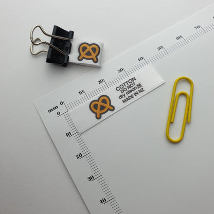 #03WS - SATIN LABELS WITH LOGO &/OR INFO