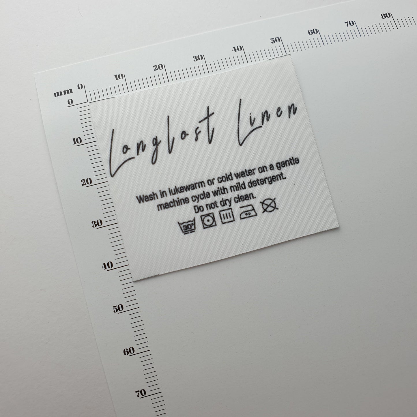 #03ST - SOFT TWILL LABELS WITH LOGO &/OR INFO