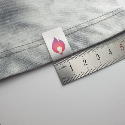 #09WS - HOT CUT SATIN HEM LABELS