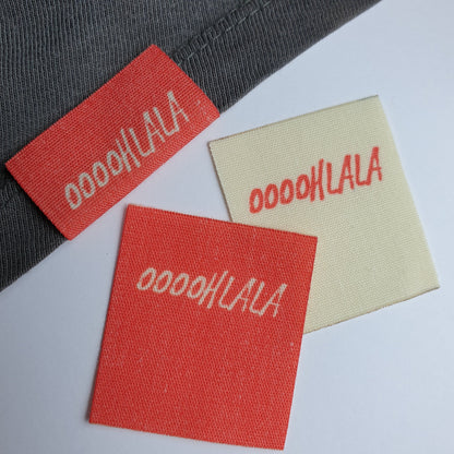 #09PC - UNBLEACHED POLYESTER/COTTON SINGLE FOLD HEM LABELS