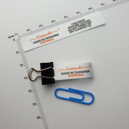 #03WS - SATIN LABELS WITH LOGO &/OR INFO