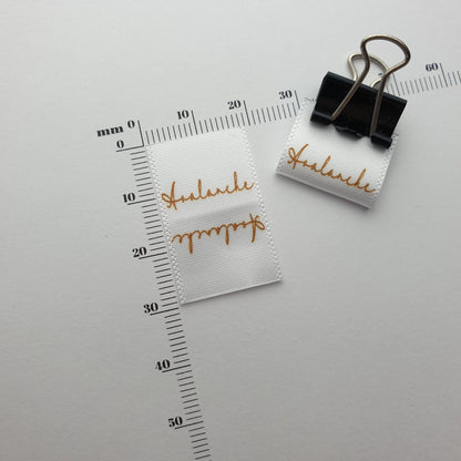 #06WS - SATIN LOGO PIP LABELS