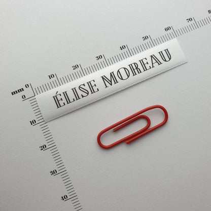 #13WS - WHITE SATIN STRAIGHT CUT SEW-ON-FLAT LABELS