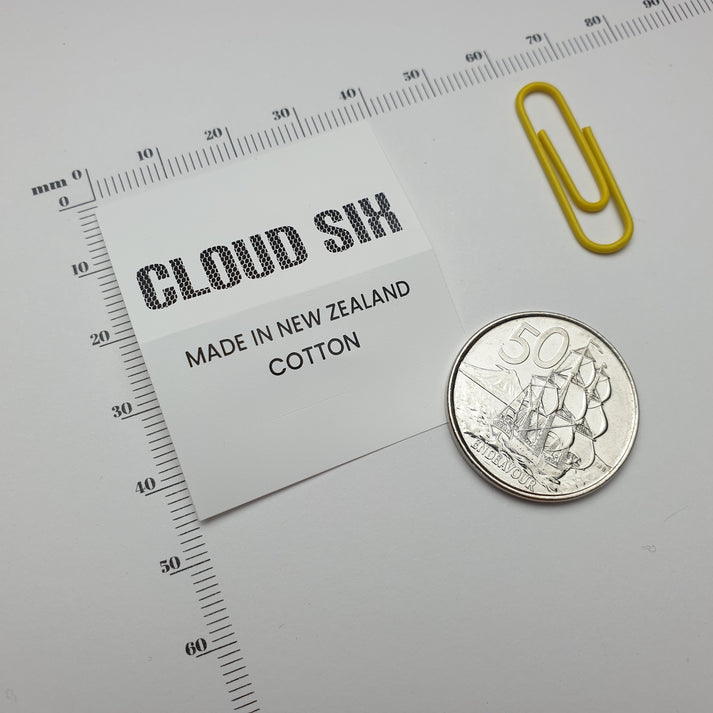 40mm / SHORT - Up to 44mm per label (max 22mm folded height)
