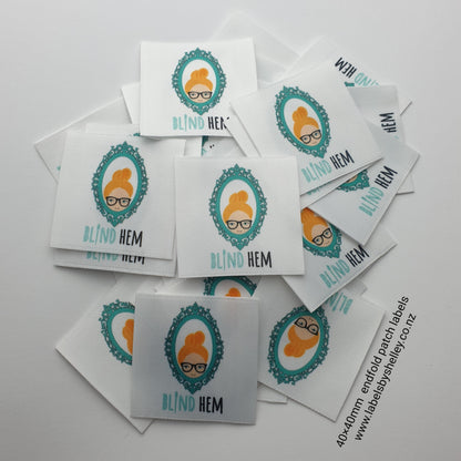 #16XW - SATEEN ENDFOLD LABELS