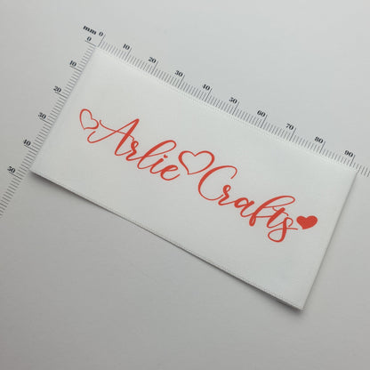 #16WS - SATIN ENDFOLD LABELS