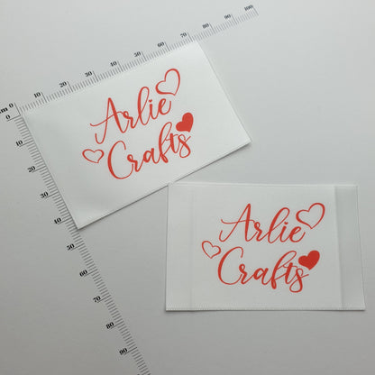 #16WS - SATIN ENDFOLD LABELS