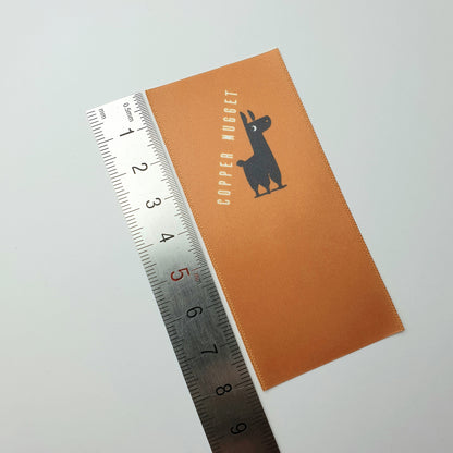 #03WS - SATIN LABELS WITH LOGO &/OR INFO