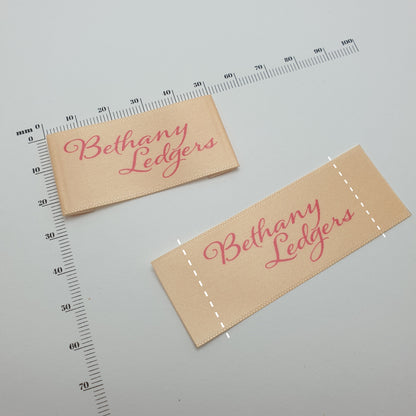 #16WS - SATIN ENDFOLD LABELS