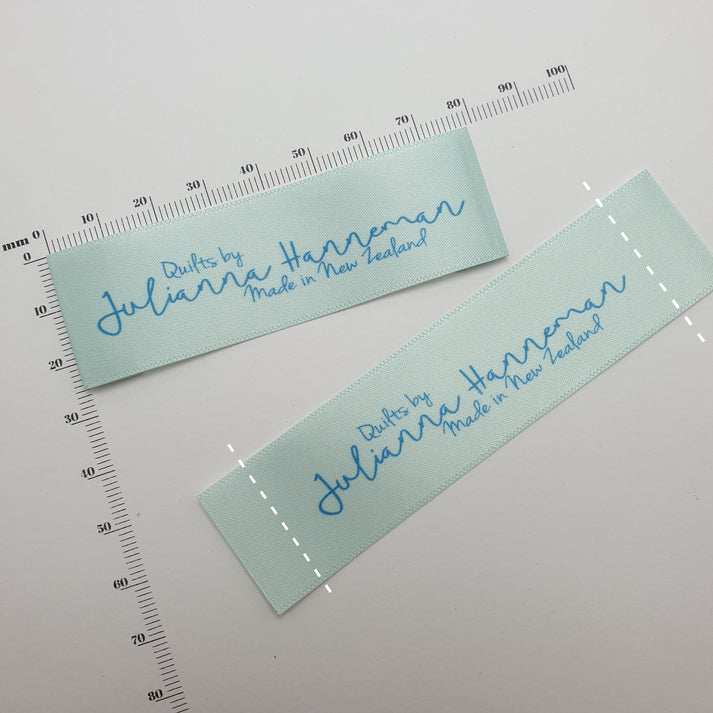 Satin / 25mm (recycled polyester) / LONG - Between 67-102mm after folding (+9mm each end folded under)