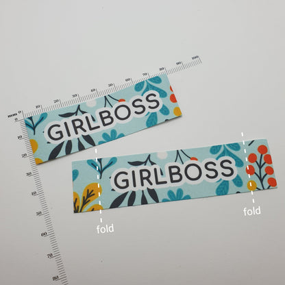#16ST - SOFT TWILL ENDFOLD LABELS