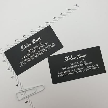 #12BPT - POLYESTER TAPE SEW-ON-FLAT LABELS