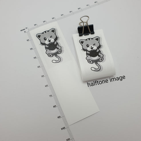White Polytape / 30mm / XL - Between 85-120mm per label (43-60mm folded height)