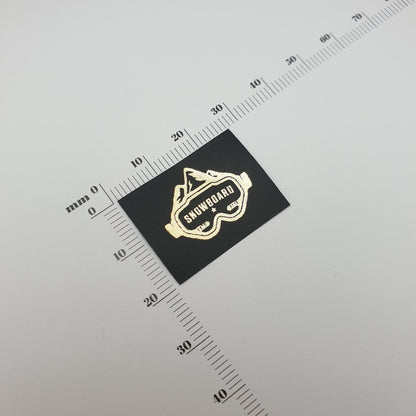 #12 - SEMI-PERMANENT PRINTED POLYESTER TAPE STRAIGHT CUT SEW-ON-FLAT LABELS