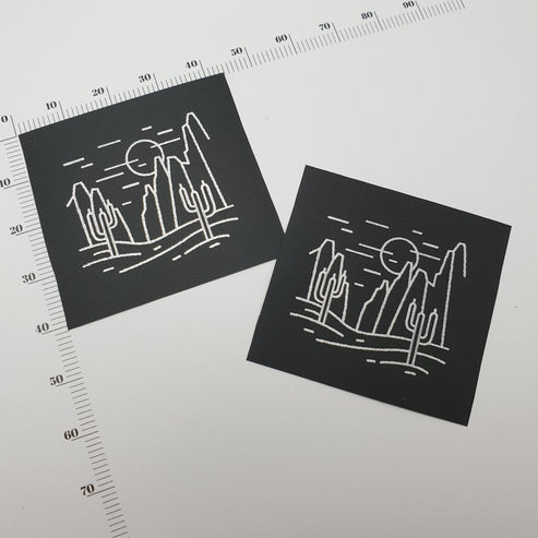 Black Polytape / 40mm / SHORT - Up to 44mm per label