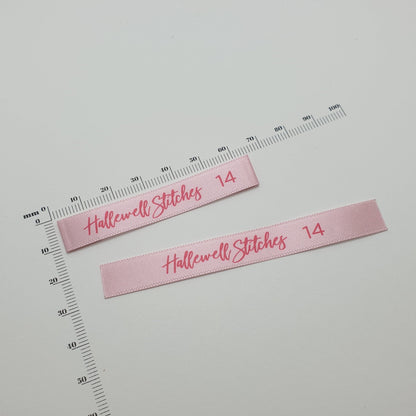 #16WS - SATIN ENDFOLD LABELS
