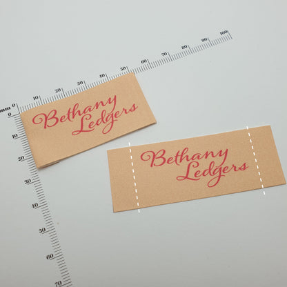 #16ST - SOFT TWILL ENDFOLD LABELS