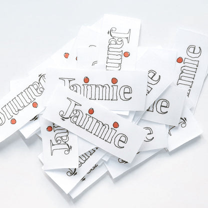 #16XW - SATEEN ENDFOLD LABELS